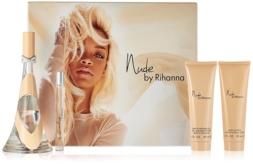 Rihanna 4 Piece Gift Set for Women, Nude - All Of Everything