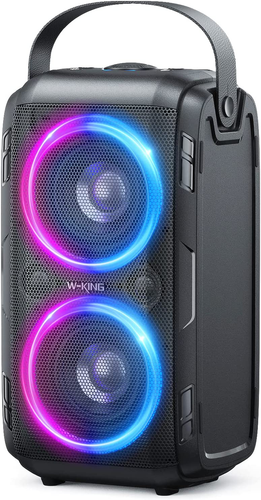 W-KING 80W Super Punchy Bass, Huge 105dB Sound Portable Bluetooth Non-Waterproof Speakers - All Of Everything
