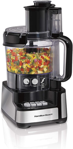 Hamilton Beach 12-Cup Stack & Snap Food Processor & Vegetable Chopper - All Of Everything